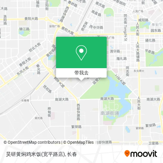 昊研黄焖鸡米饭(宽平路店)地图