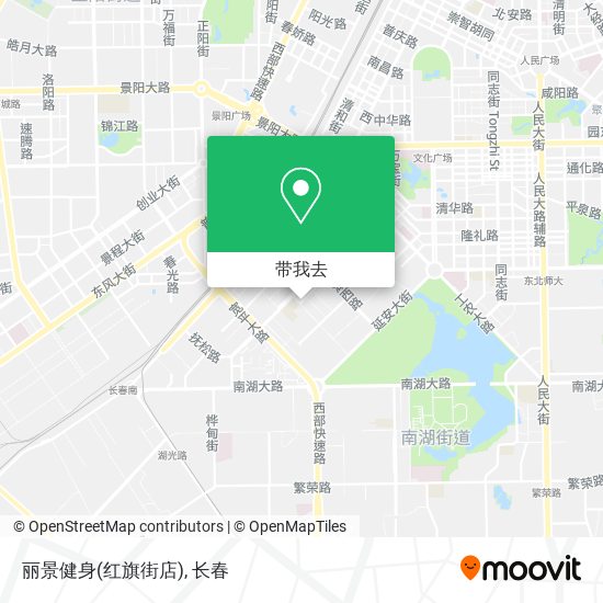 丽景健身(红旗街店)地图