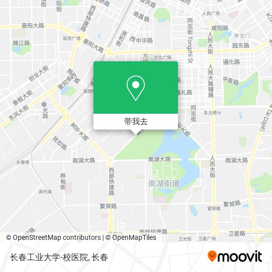 长春工业大学-校医院地图