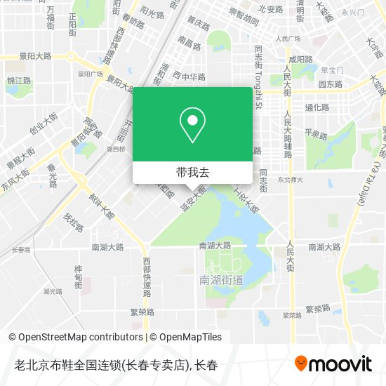 老北京布鞋全国连锁(长春专卖店)地图
