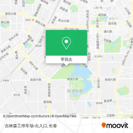 吉林森工停车场-出入口地图