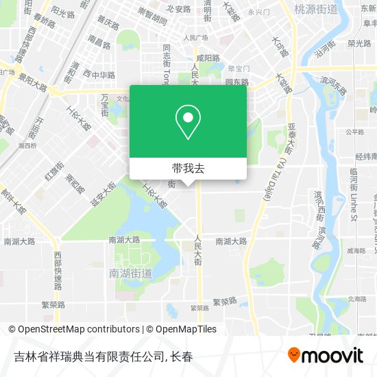 吉林省祥瑞典当有限责任公司地图