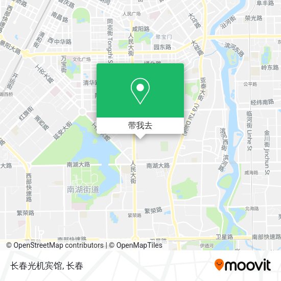 长春光机宾馆地图