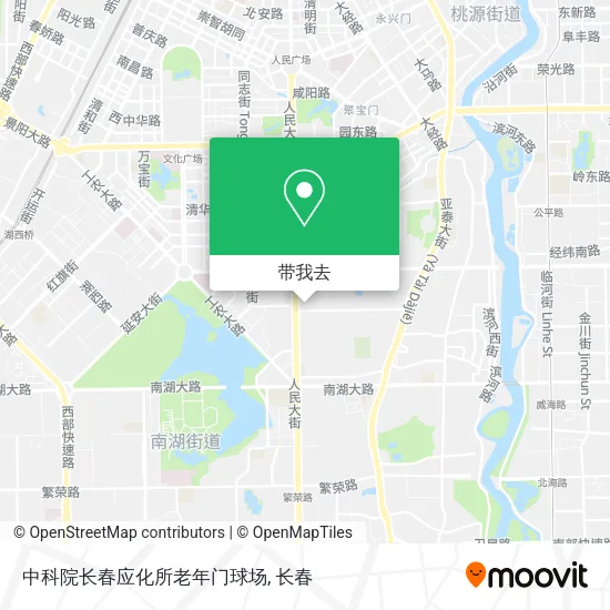中科院长春应化所老年门球场地图