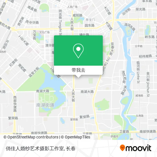 俏佳人婚纱艺术摄影工作室地图