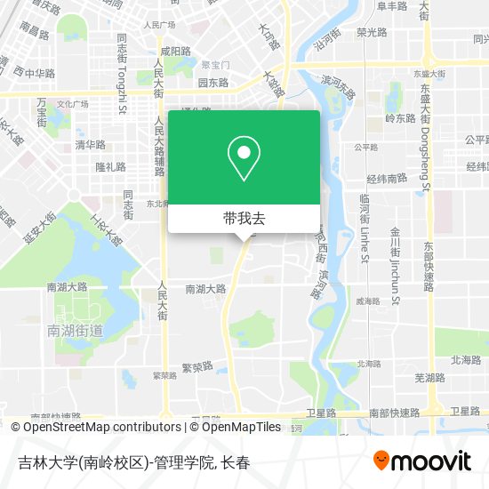 吉林大学(南岭校区)-管理学院地图