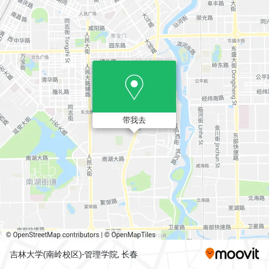 吉林大学(南岭校区)-管理学院地图