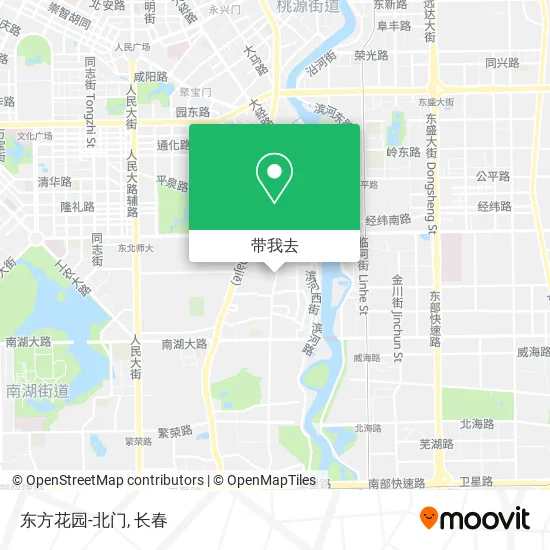 东方花园-北门地图