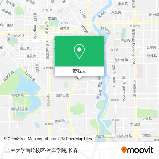 吉林大学南岭校区-汽车学院地图