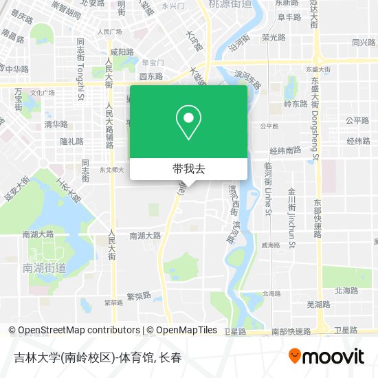 吉林大学(南岭校区)-体育馆地图