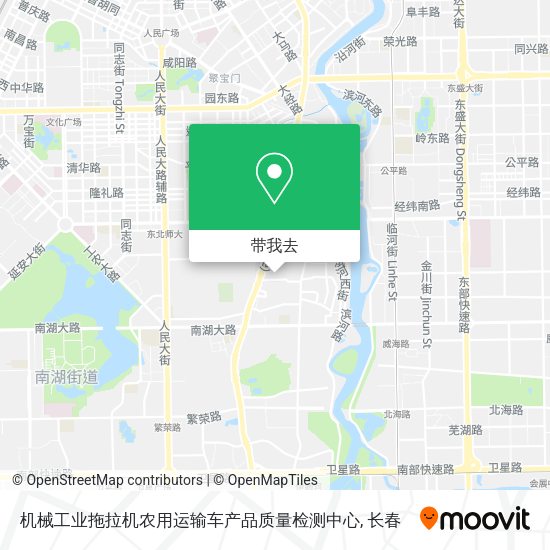 机械工业拖拉机农用运输车产品质量检测中心地图
