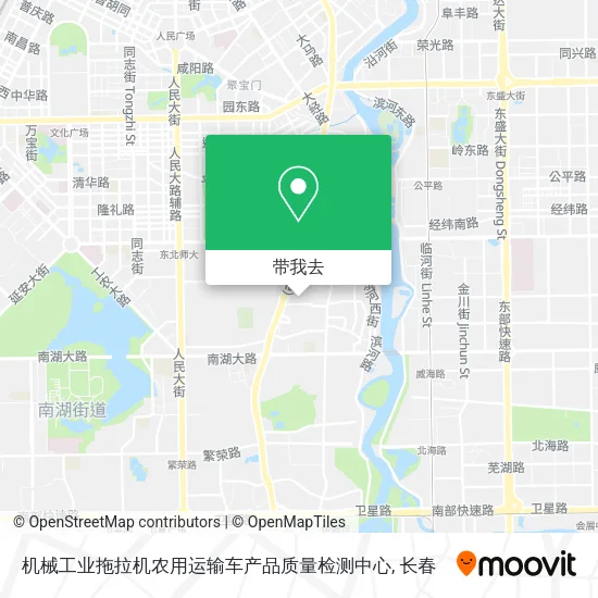 机械工业拖拉机农用运输车产品质量检测中心地图
