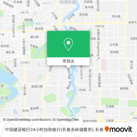 中国建设银行24小时自助银行(长春东岭储蓄所)地图