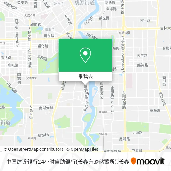 中国建设银行24小时自助银行(长春东岭储蓄所)地图