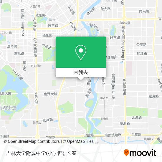 吉林大学附属中学(小学部)地图