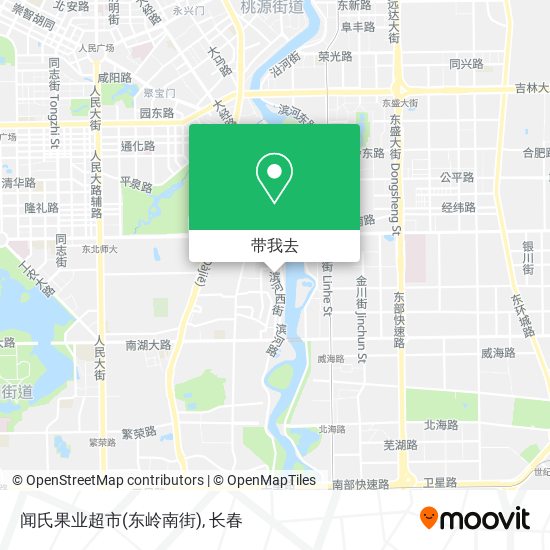 闻氏果业超市(东岭南街)地图