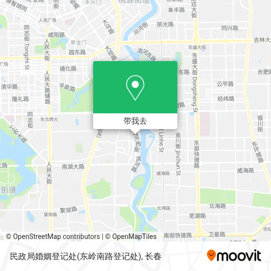 民政局婚姻登记处(东岭南路登记处)地图