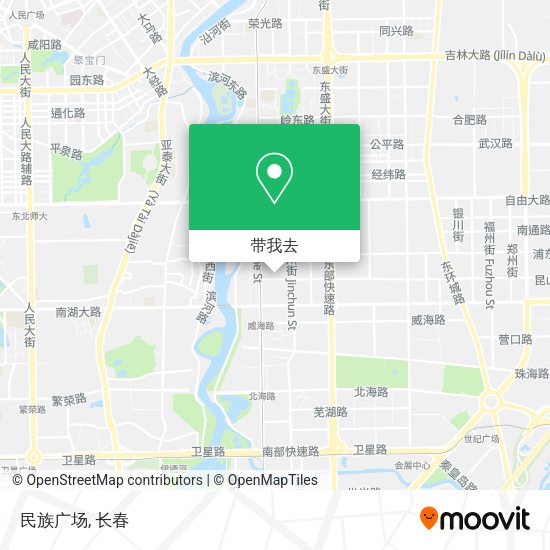 民族广场地图