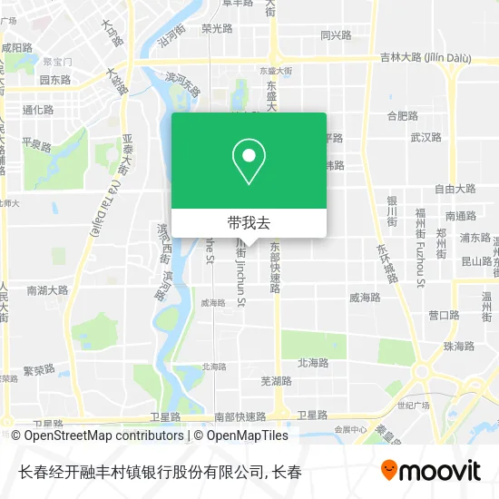 长春经开融丰村镇银行股份有限公司地图