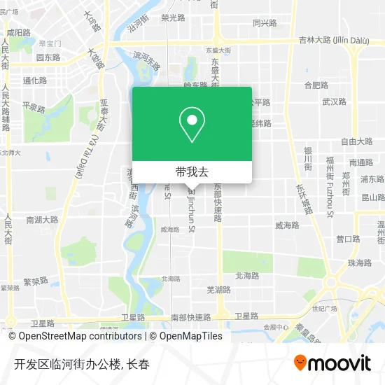开发区临河街办公楼地图