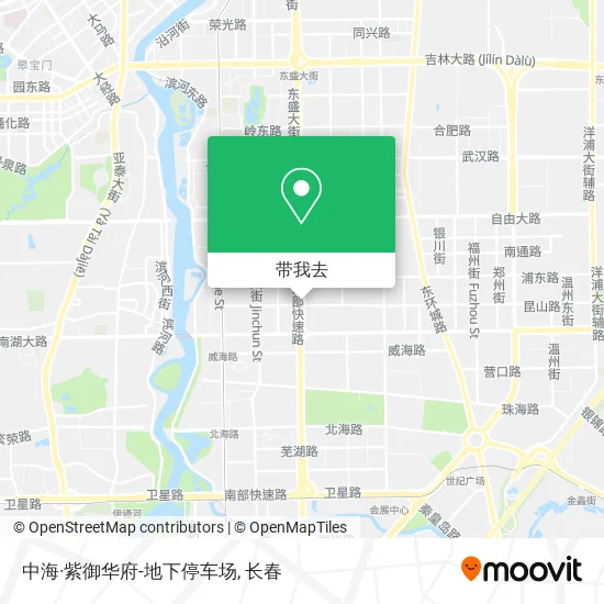 中海·紫御华府-地下停车场地图