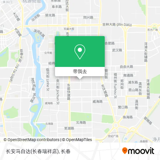 长安马自达(长春瑞祥店)地图