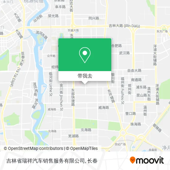 吉林省瑞祥汽车销售服务有限公司地图