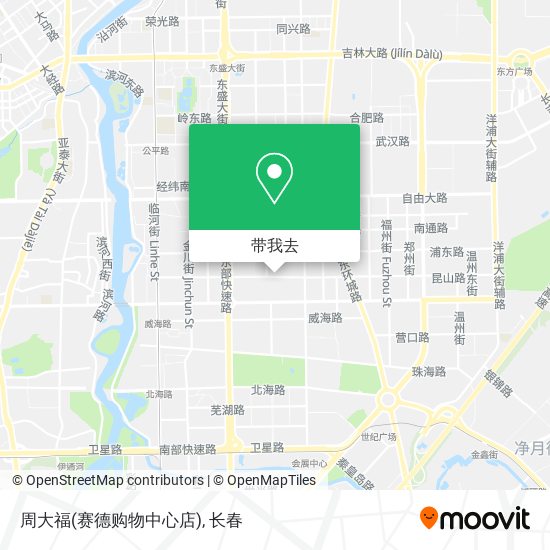 周大福(赛德购物中心店)地图