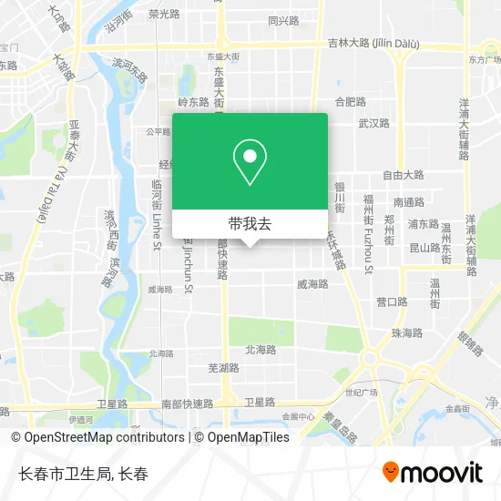 长春市卫生局地图