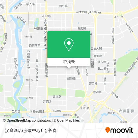 汉庭酒店(会展中心店)地图