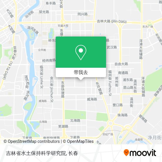 吉林省水土保持科学研究院地图