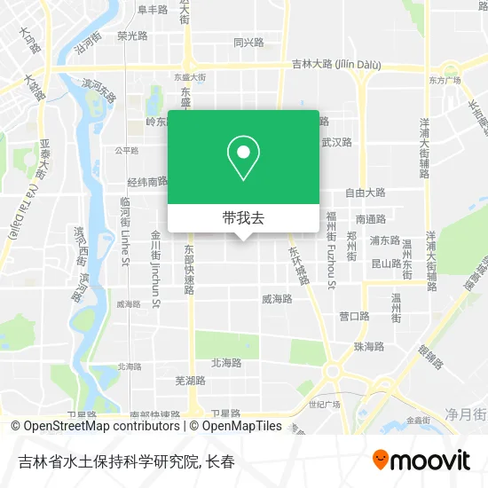 吉林省水土保持科学研究院地图
