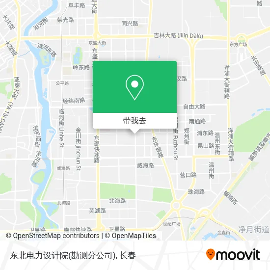 东北电力设计院(勘测分公司)地图
