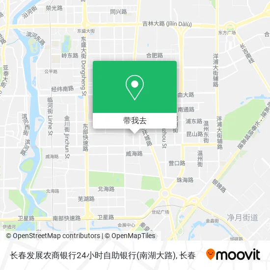 长春发展农商银行24小时自助银行(南湖大路)地图