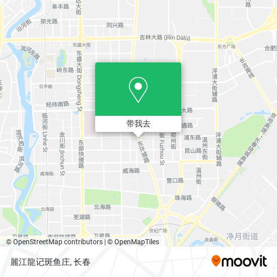 麗江龍记斑鱼庄地图