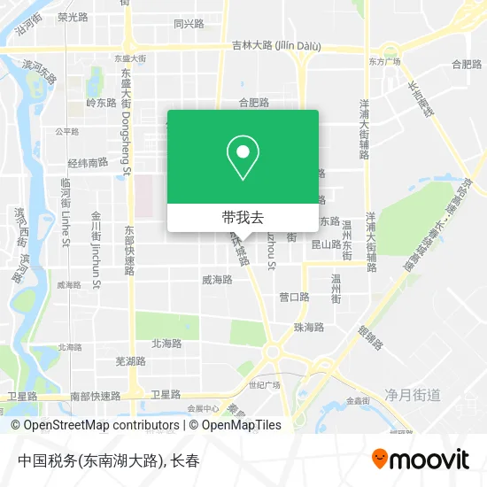 中国税务(东南湖大路)地图