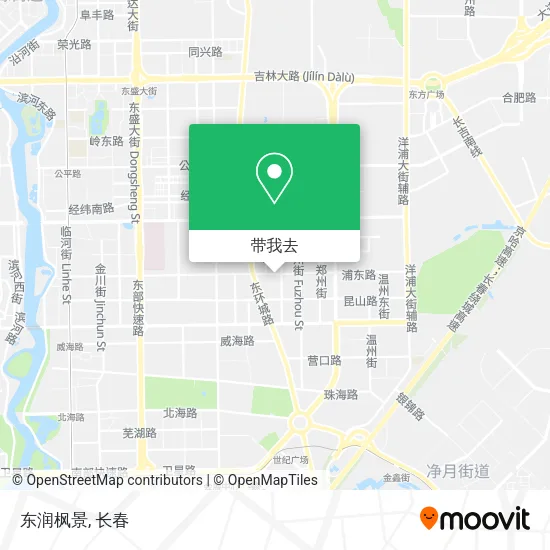 东润枫景地图