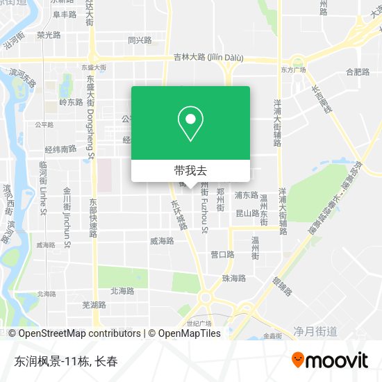 东润枫景-11栋地图