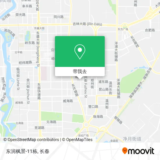 东润枫景-11栋地图