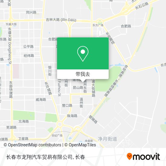 长春市龙翔汽车贸易有限公司地图