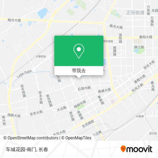 车城花园-南门地图