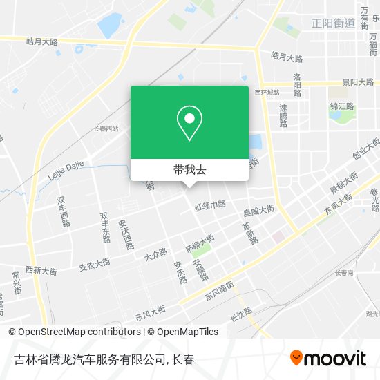 吉林省腾龙汽车服务有限公司地图