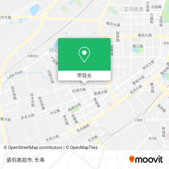盛佰惠超市地图