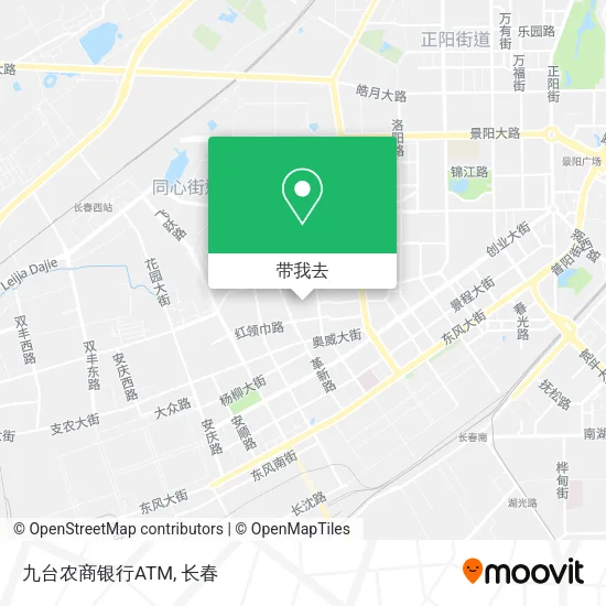 九台农商银行ATM地图