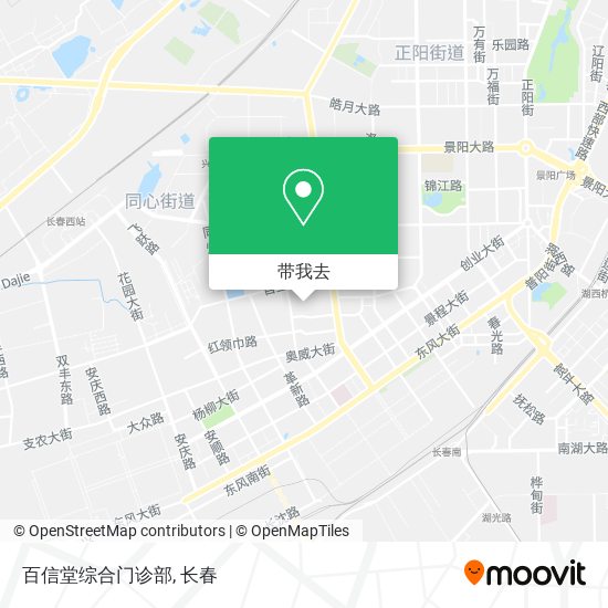 百信堂综合门诊部地图