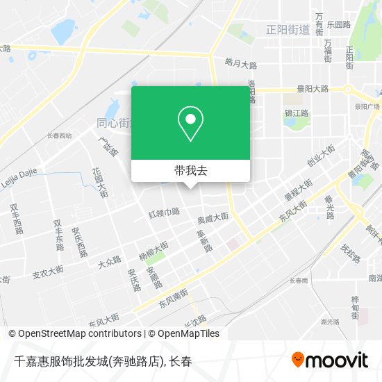 千嘉惠服饰批发城(奔驰路店)地图