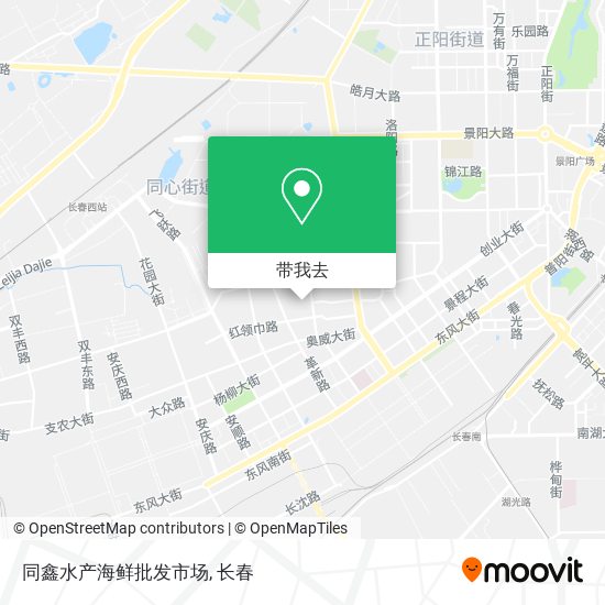 同鑫水产海鲜批发市场地图