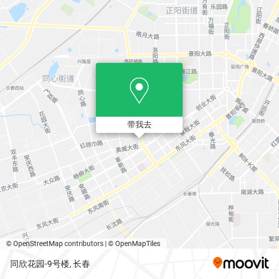 同欣花园-9号楼地图