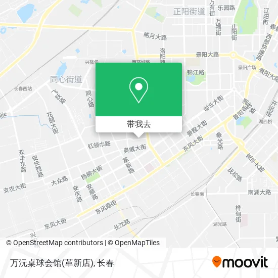 万沅桌球会馆(革新店)地图