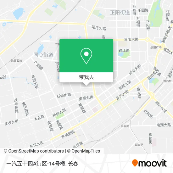 一汽五十四A街区-14号楼地图